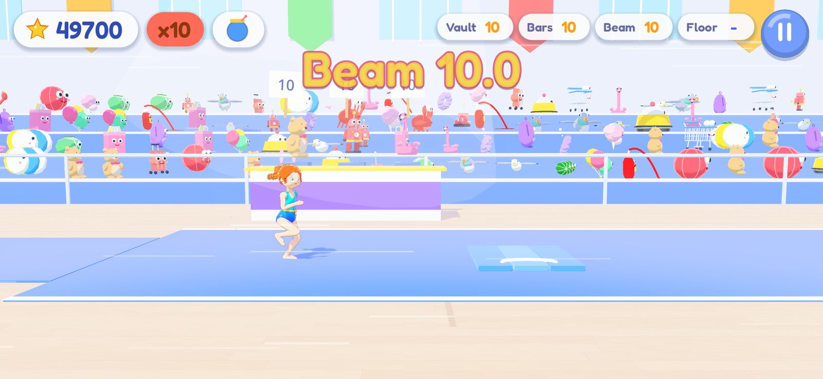 The Big Meet: a 10.0 score on the balance beam